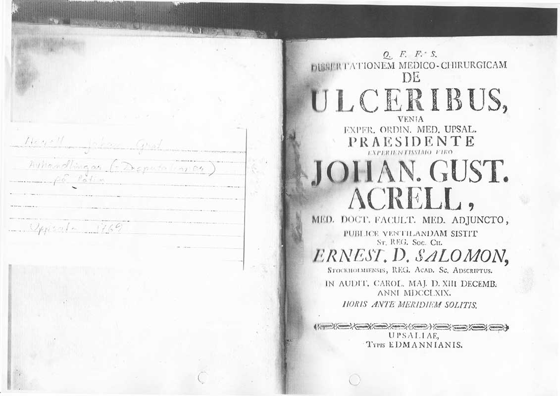 Acrell, O. Kirurgi 1775