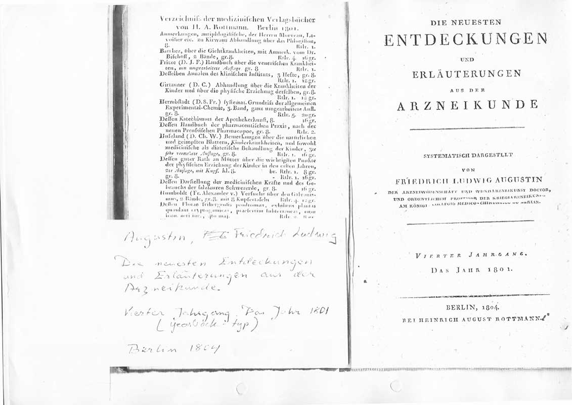 Augustin, F. L. Farmakologi 1801