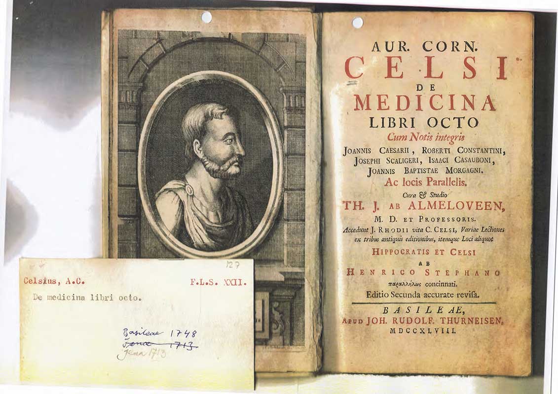 Celsus, A C. Hippokratisk med. 1748