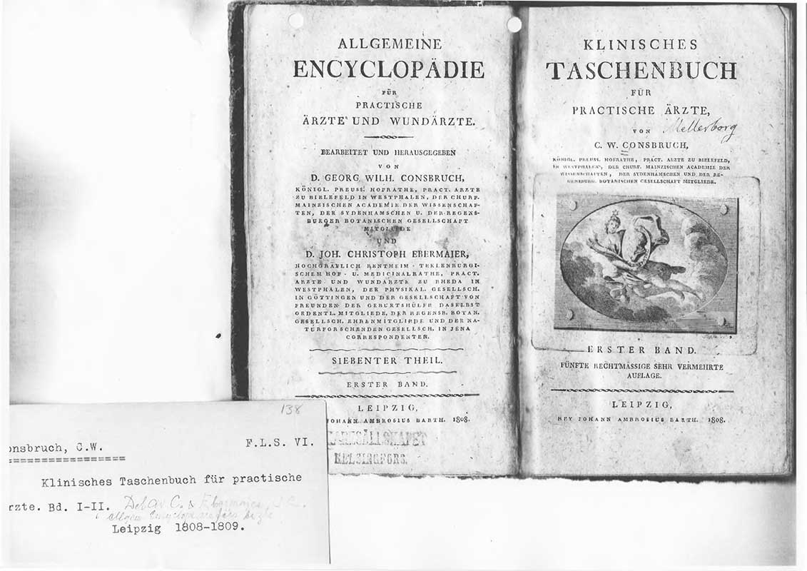 Consbruch, C W. Klinisk handbok 1808
