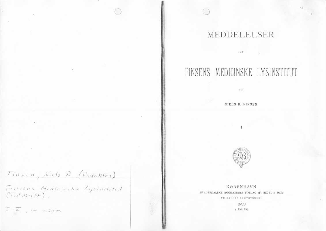 Finsen, N.R. Year Book 1899