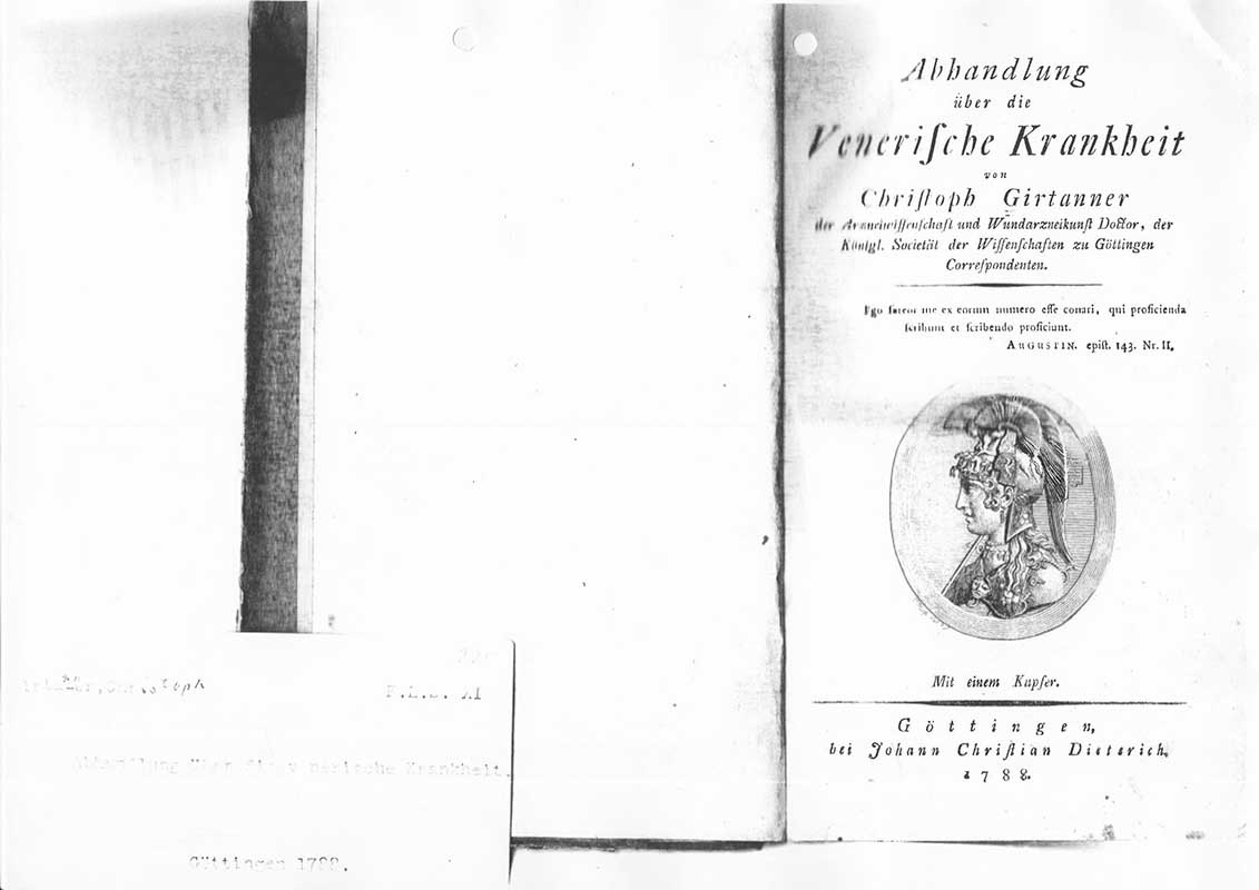 Girtanner, Chr. Veneriska sjukd. 1788