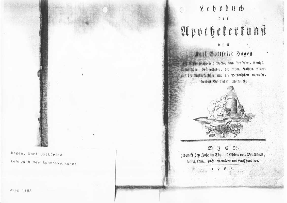 Hagen, K.G. Farmakologi 1788