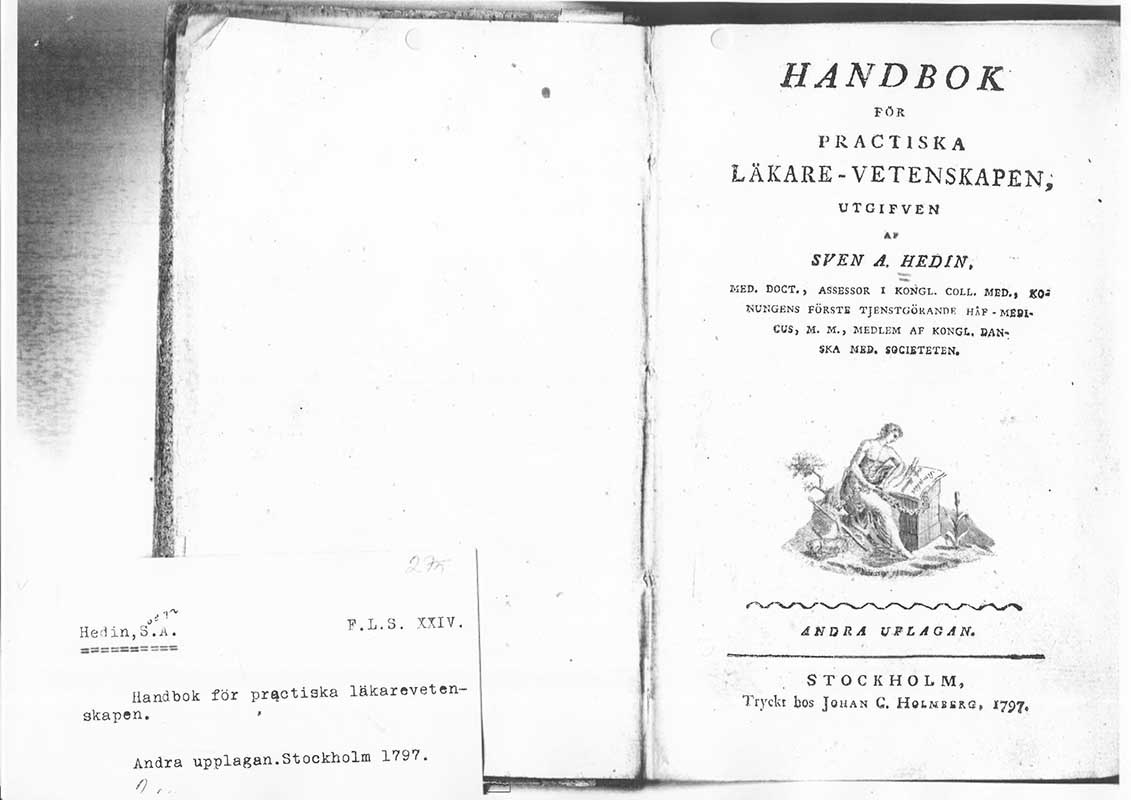 Hedin, S.A. Handbok 1797