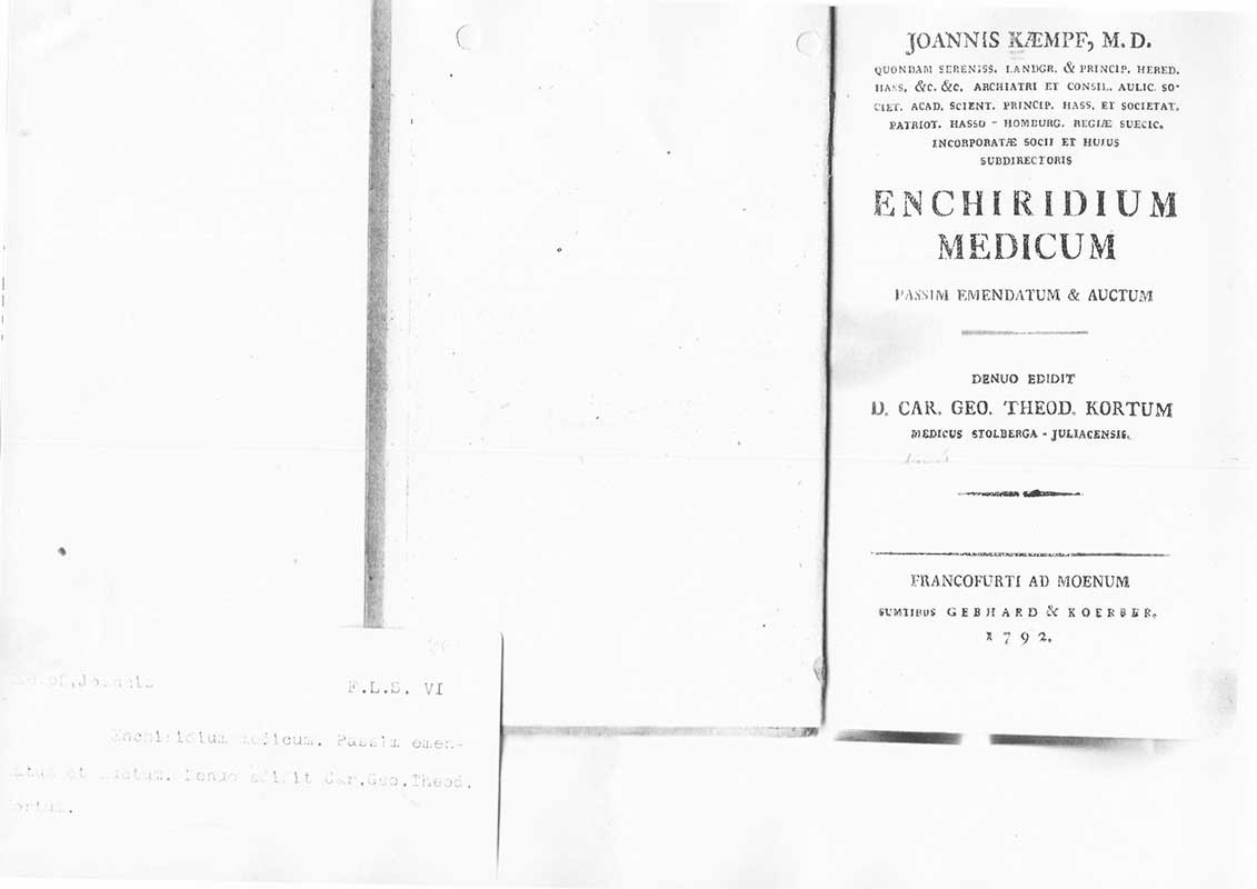 Kämpf, J. 1792 Handbok