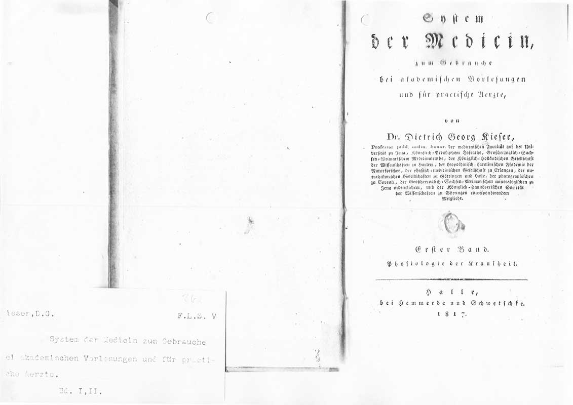 Kieser, D.G. Allmän medicin 1817