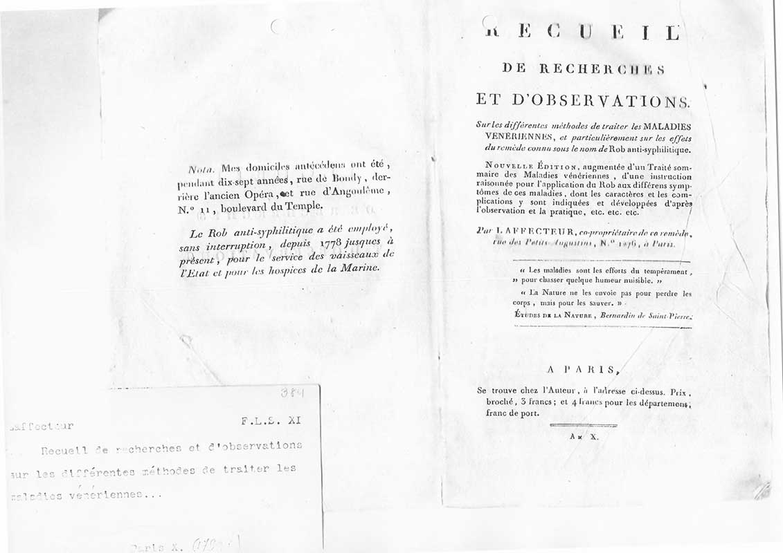 Laffecteur Veneriska sjukd. 1778