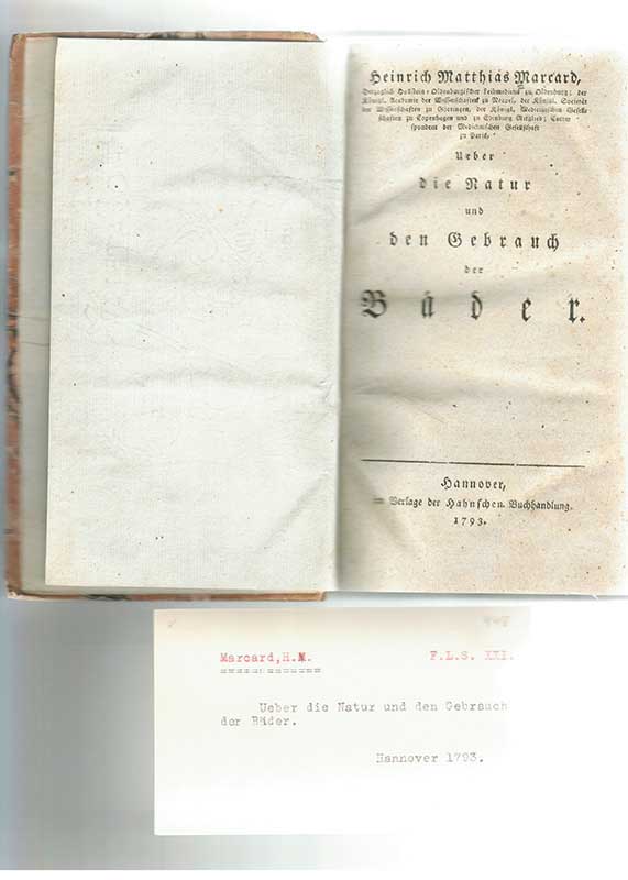 Marcard, H.M. Balneologi 1740