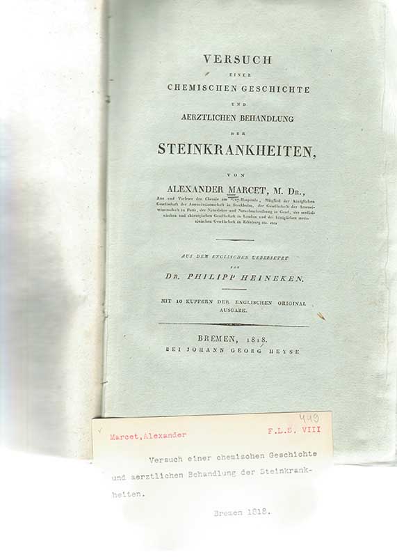 Marcet, A. Stensjukd. kemi 1818