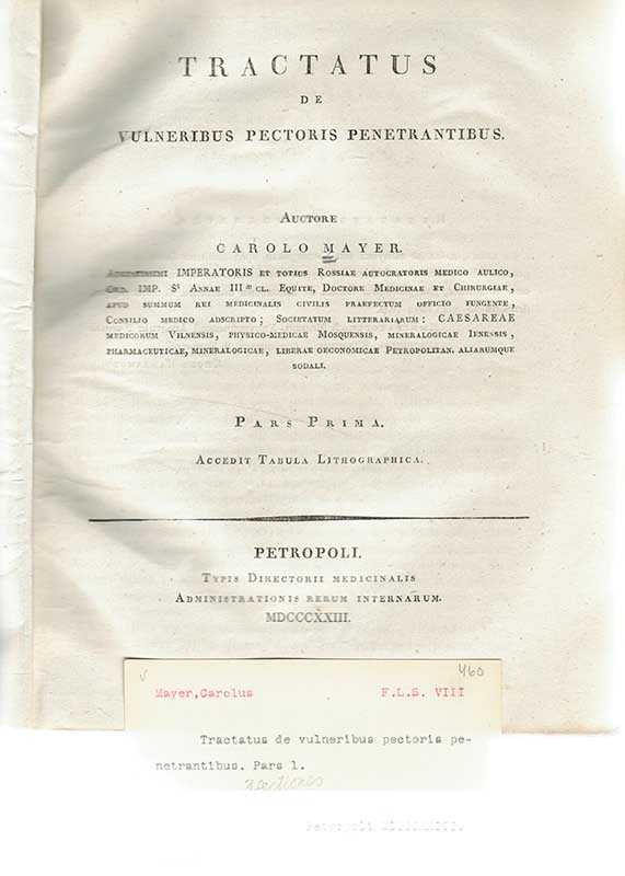 Mayer, C. Olycksfallskirurgi 1823