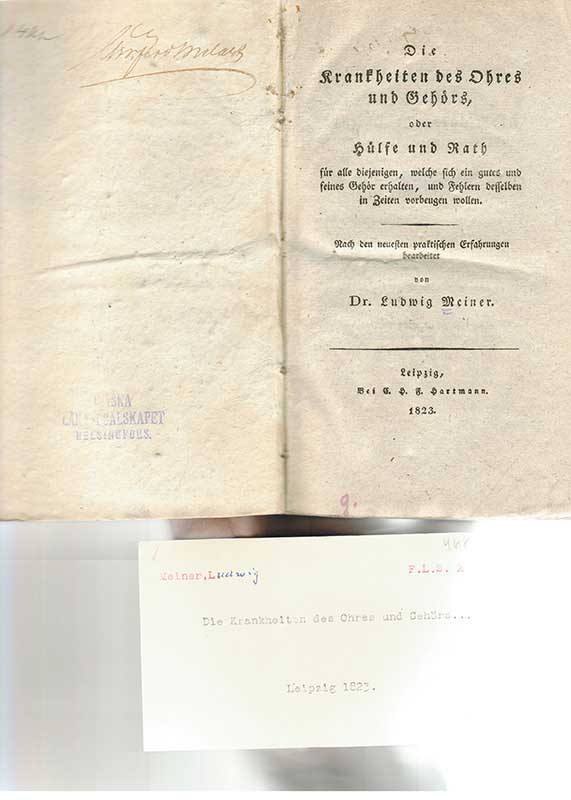 Meiner, L. Öron och hörsel 1823