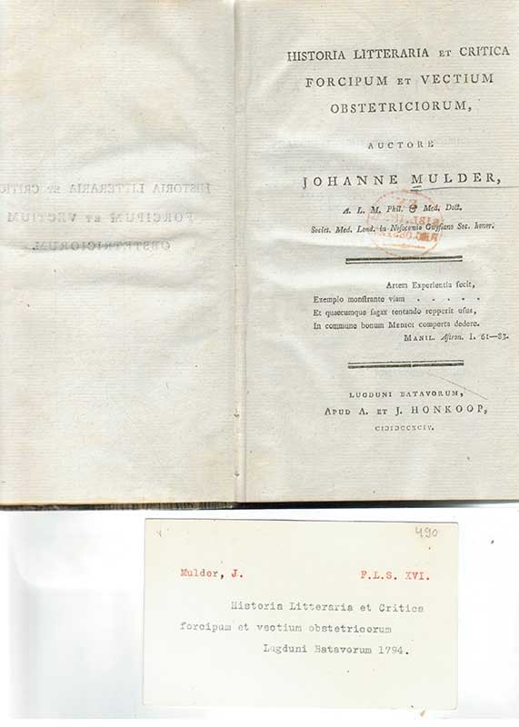 Mulder, J. Obstetrik 1794