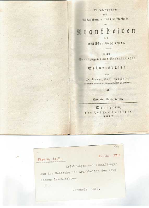 Nägele, Fr.C. Gynekologi 1812