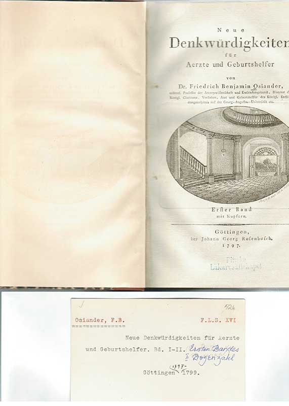 Osiander, F.B. Obstretik I-II 1797