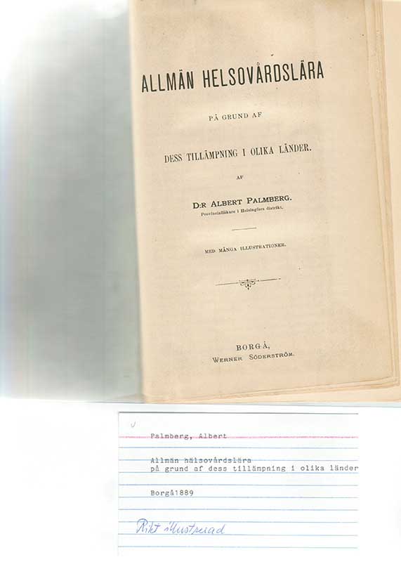 Palmberg, A. Allm. hälsovård 1889