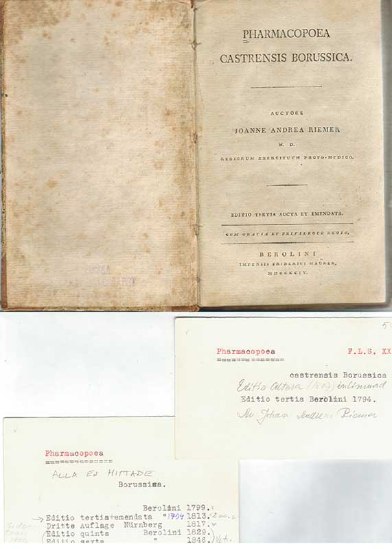 Pharmacopea Borussica 1799