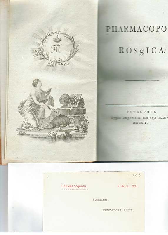 Pharmacopea Rossica 1798