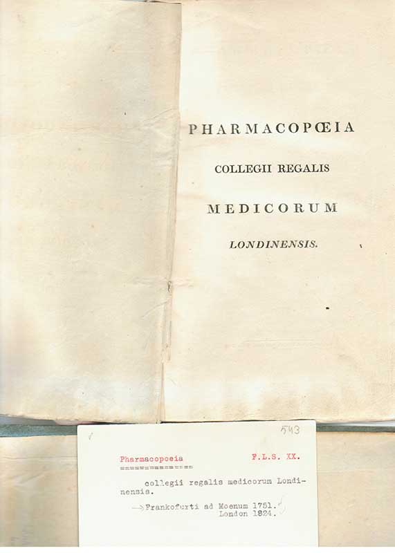 Pharmacopoea Londinensis 1824