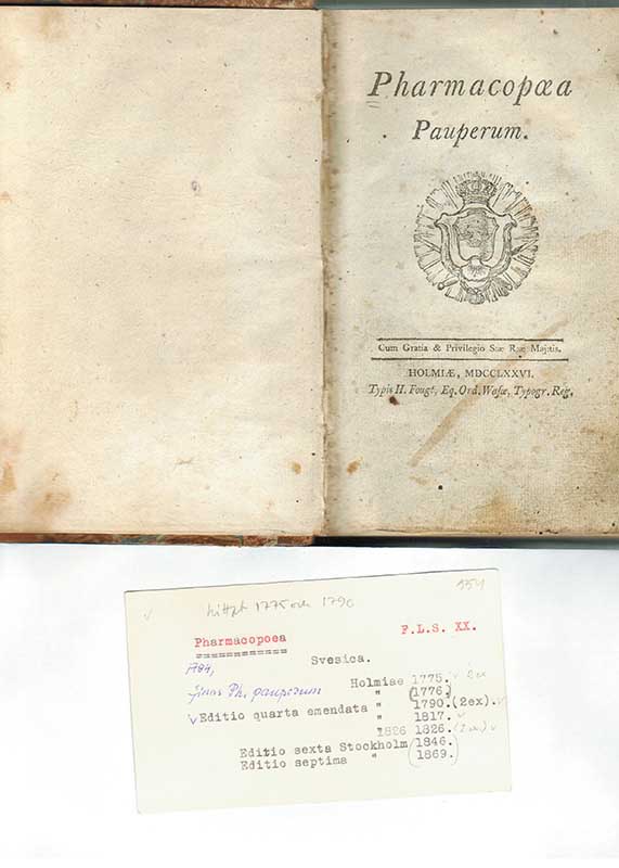 Pharmacopoea Svesica PH. pauperum 1776