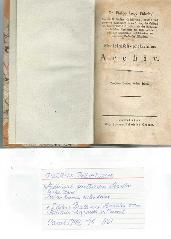 Pidertits, Ph. Med. practisch. 1799 II