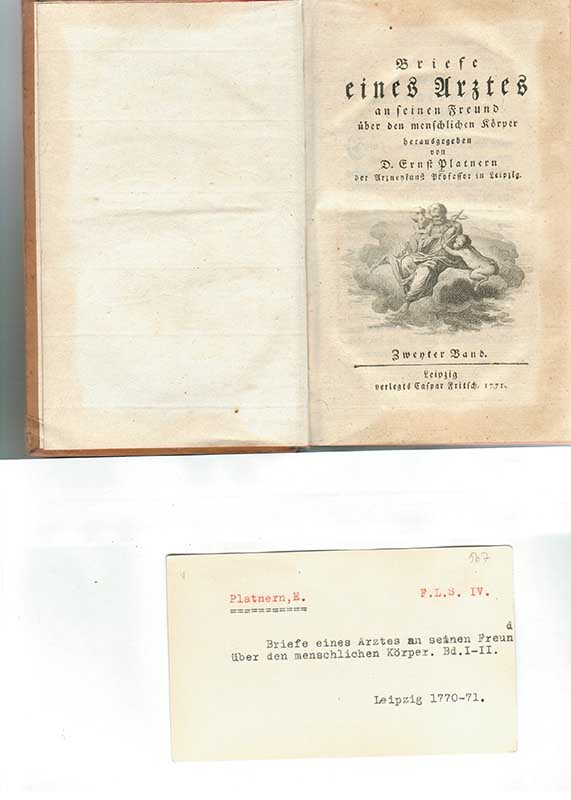 Platnern, E. Briefe über Körper 1771 II