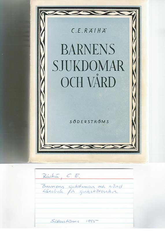 Räihä, C.E. Barnsjukdomar 1955