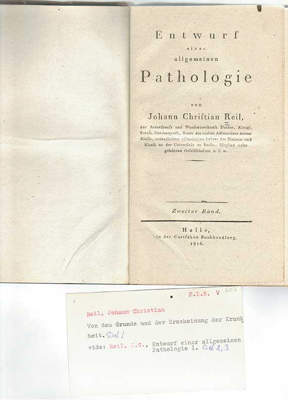 Reil, J.C. Patologi II 1816