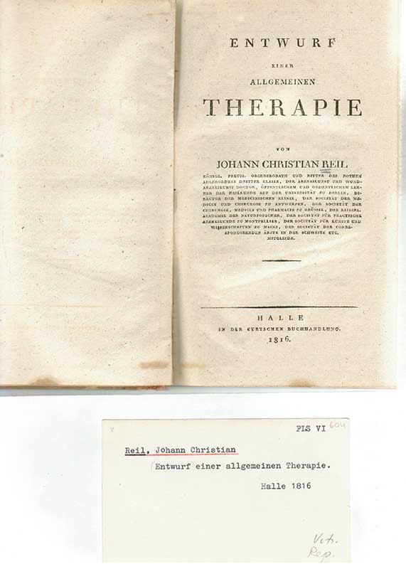 Reil, J.Ch. Allmän medicin 1816