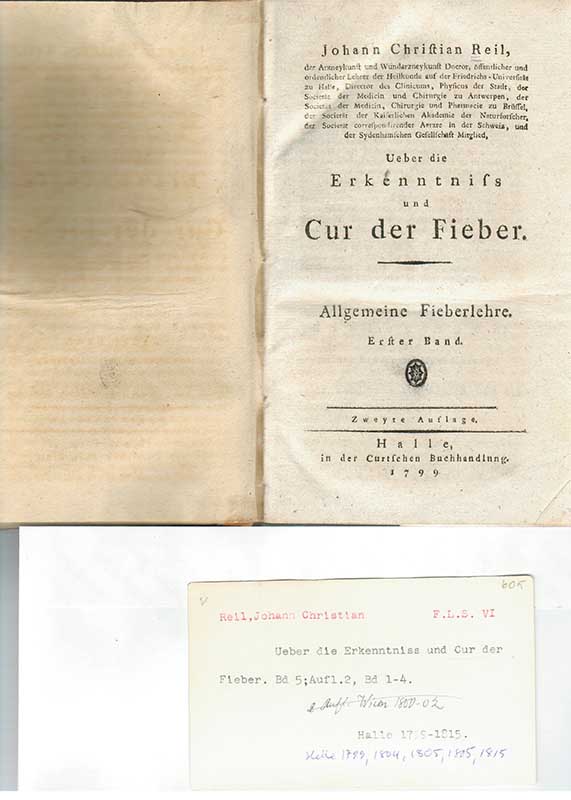Reil, J.Ch. Febersjukdomar 1815 I