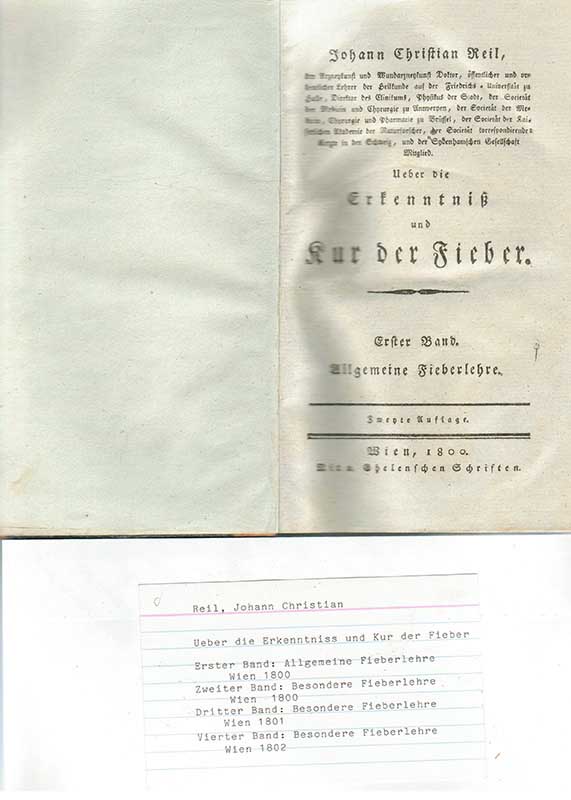 Reil, J.Ch. Febersjukdomar I 1800