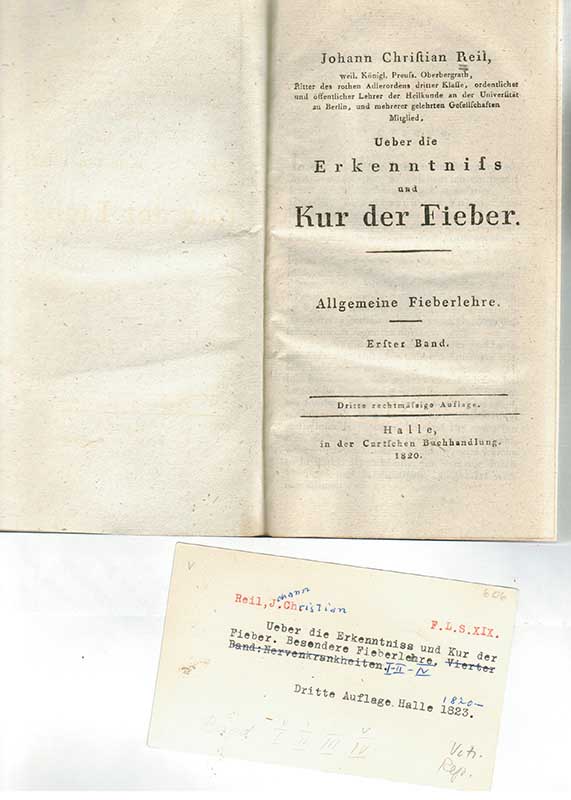 Reil, J.Ch. Febersjukdomar I 1820