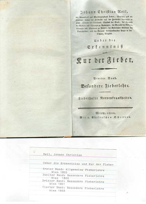 Reil. J.Ch. Febersjukdomar IV 1802