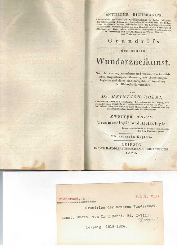Richerand, A. Kirurgi II 1820