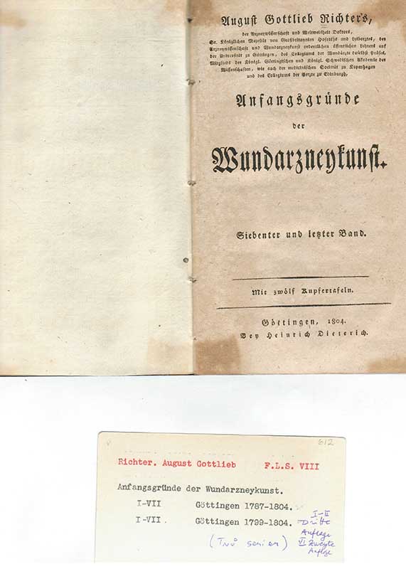 Richter, A.G. Kirurgi VII 1804