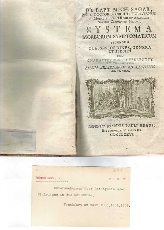 Röschlauf, A. Etiologi I 1800