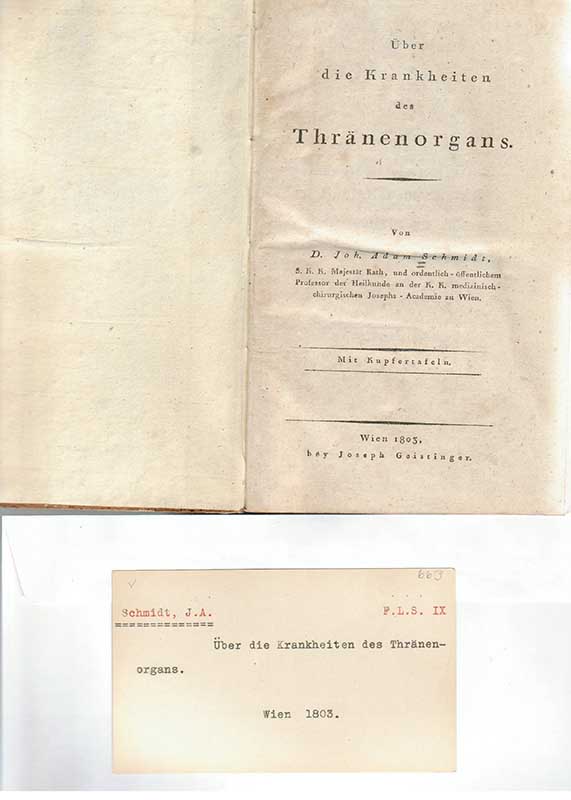 Schmidt, J.A. Oftalmologi 1803