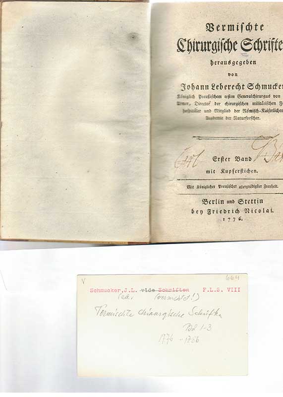 Schucker, J.L. Kirurgi:Allm. med. I-III 1776-86