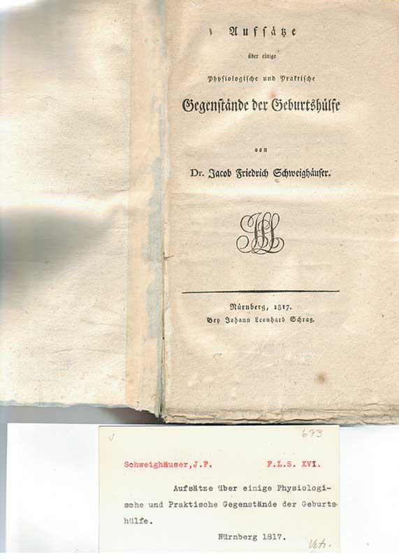Schweighäuser, J.F. Obstretrik 1817