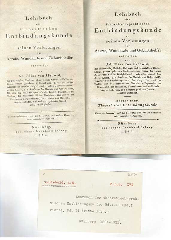 Siebold, A.E. v. Obstretrik II 1821-24