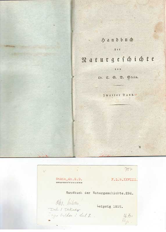 Stein, Ch.G.D. Naturlära 1812