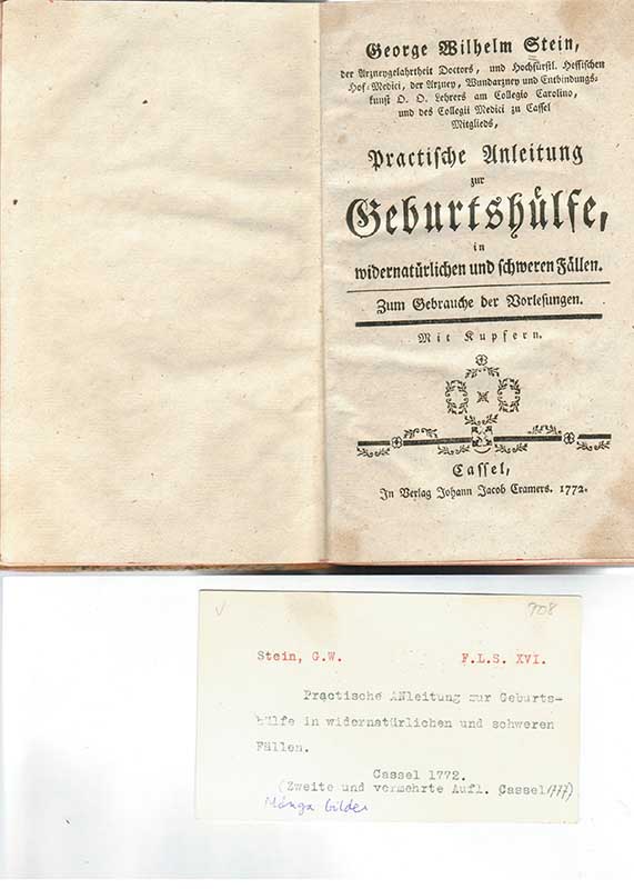 Stein, G.W. Obstretrik 1772 BILD III