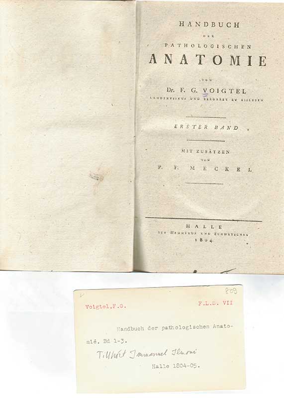 Voigtel, F.G. Anatomi 1-3 1804-05