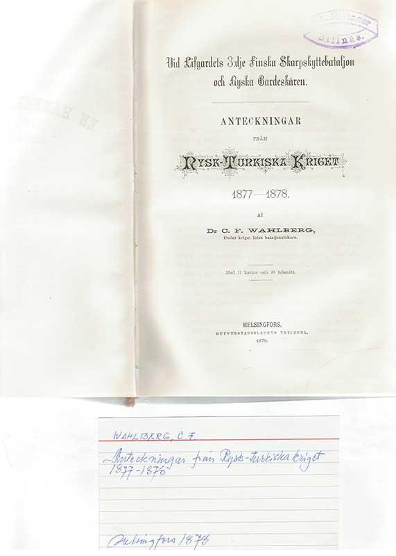 Wahlberg, C.F. Traumatologi 1877-76