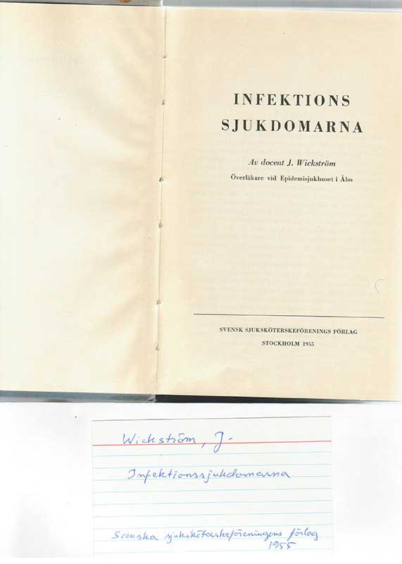 Wickström, J. Infektionssjukd. 1955
