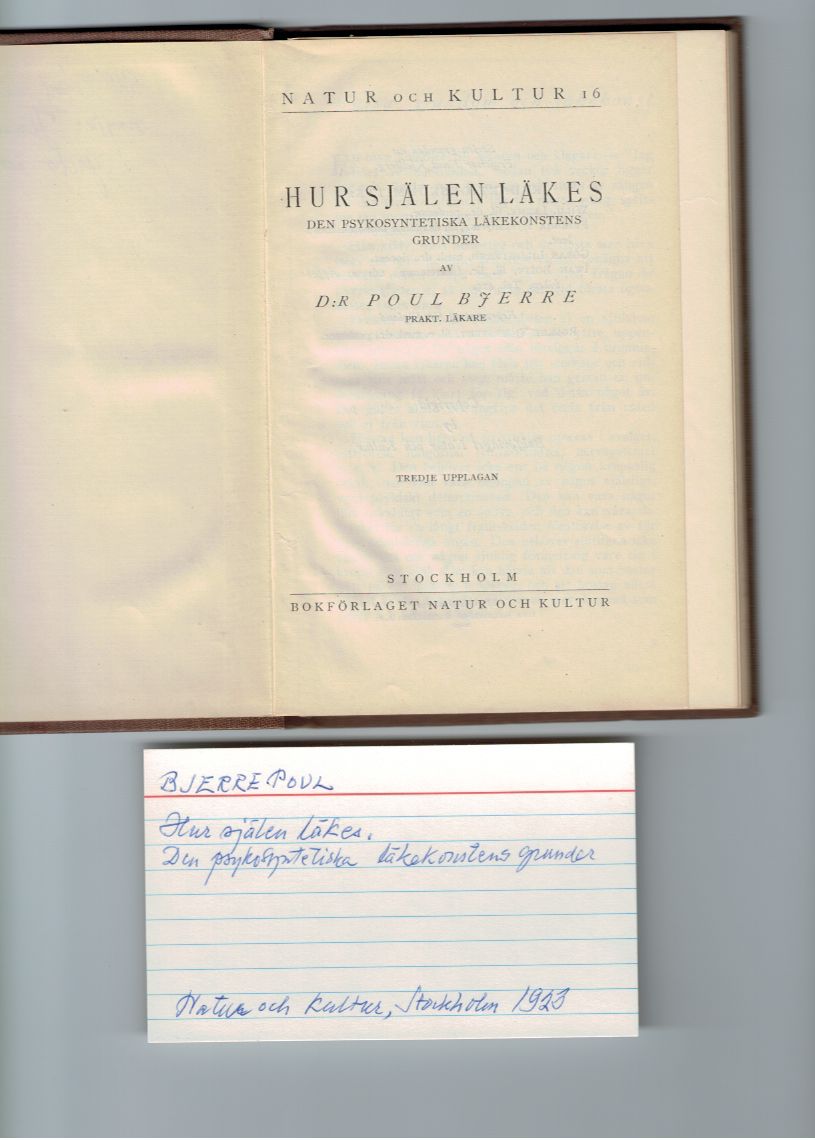 Bjerre P. Psykiatri 1923 Bjerre P. Psykiatri 1923